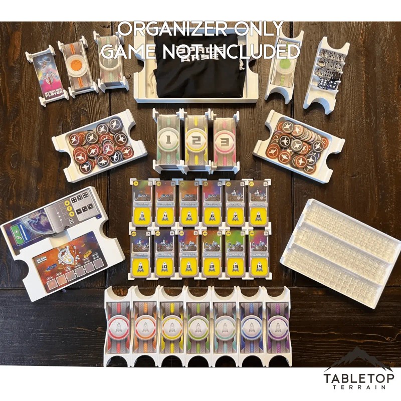 Tabletop Terrain Space Base with Expansions Board Game Insert /