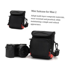 Tofficu Portable Camera Bag for Long Shoulder Digital Camera Carrier Comfortable Strap Reliable Easy to Use for Travel Photography
