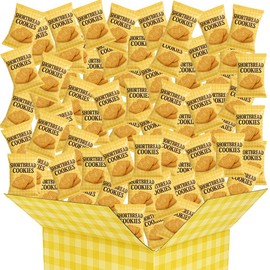Shortbread Cookies Gourmet Butter Treats, Individually Wrapped - Breakfast Tea Coffee School Office Party Holiday Gift 30 Bags (6 Cookies Per Pack) 180 Total Pieces