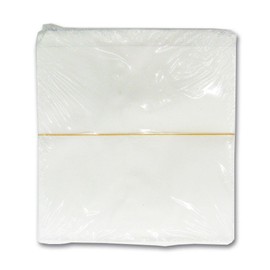 Shimojima Heiko 004164410 Food Bags, Oil-Resistant Flat Bags, Medium, Plain, Pack of 100, White, Width 6.9 x Height 6.9 inches (175 mm) x Height 6.9 inches (175 mm)