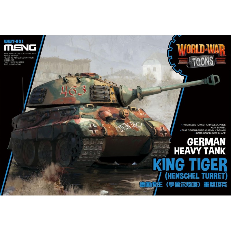 Mon Model World Wheatoon Series German Heavy Tank King Tiger