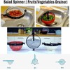 4All Salad Spinner Rotating Seive Easy Spin Centrifugal Dehydration Vegetable