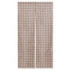 Astro Noren Beige Circle Pattern Approx. Width 33.5 x Length