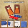Mini 10"x5" Tabletop Cornhole Toss Game Set with 8 Bean
