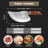 Meat Cleaver Heavy Duty Butcher Knife Hand Forged Bone Chopper