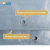 GUARD SHIELD Heavy Duty Tarp 12x16 Feet Silver Multi Purpose