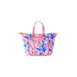Lilly Pulitzer XL Wanderlust Packable Travel Tote (Bennet Blue Bay Dreamin)