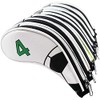 9 Piece Sports Head Cover Iron Covers with Counts Zipper