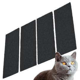 CROPLAS Pack of 4 Cat Litter Tray Activated Carbon Filter, Filter for Cat Litter Tray with Lid