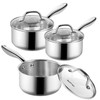 SLOTTET SLOTTET 1Qt & 2Qt & 3QT Stainless Steel Sauce