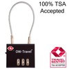 Cable Lock 3 Digit Combination Lock Suitcase Lock Padlock Luggage