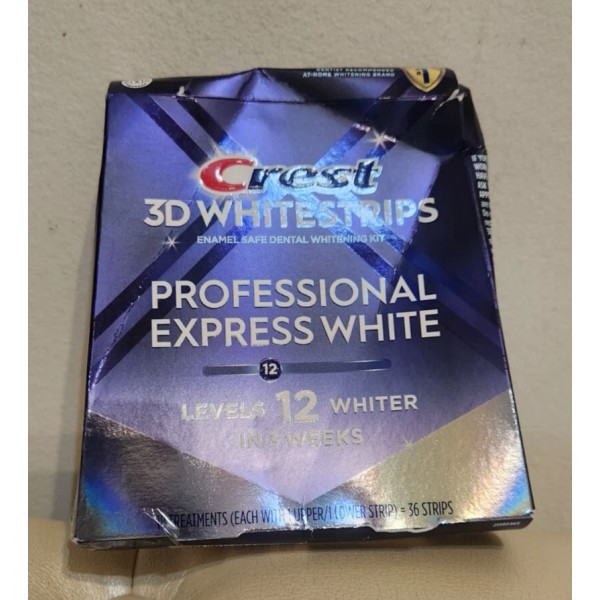 Crest 3D Professional Bright Whitestrips White Level 12 Exp 02/27