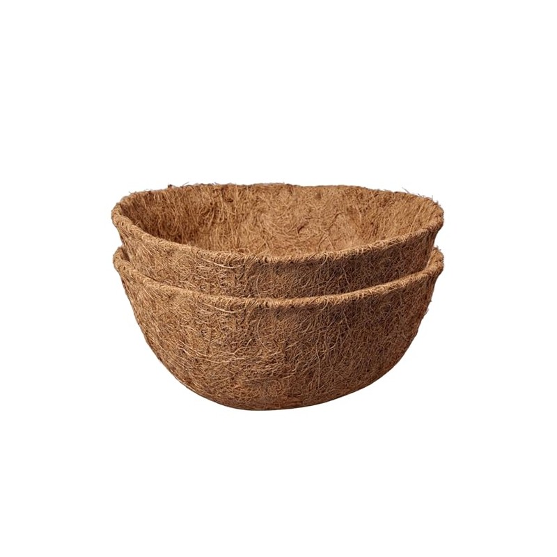 Coco Liner for planters, Round Replacement Plant Basket Liners Coco