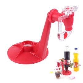 Pssopp Dispensador de Agua para Bebidas, Dispensador de Bebidas Invertidas para Bebidas Gaseosas de Cola, Jugo Frío (Rojo)(Pssopposncmwa5qk-14)