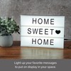 Melannco Changeable LED Letter Sign with Letter Storage, 105 Letters