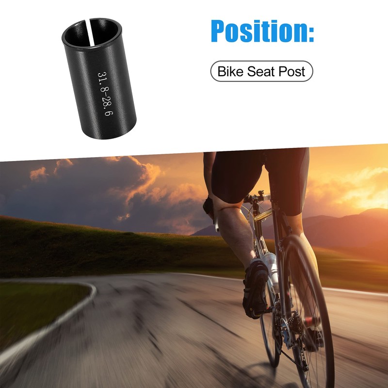 A ABSOPRO Bike Seat Post 28.6 to 31.8mm Tube Adapter