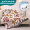 HOORDRY Cotton Blanket, Bedspread, 100% 4-Layer Prewashed Cuddly Blanket, Breathable