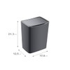 Smartware Touch Çöp Kovası Antrasit 4 LT - ANTRASİT, Çok
