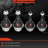 A-Premium Set of 4, Front Upper Lower Ball Joints, Compatible
