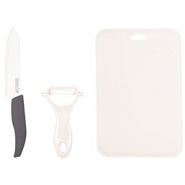 パール金属 ドレスアップ セラミック キッチン セット ホワイト&ブラック F-2146