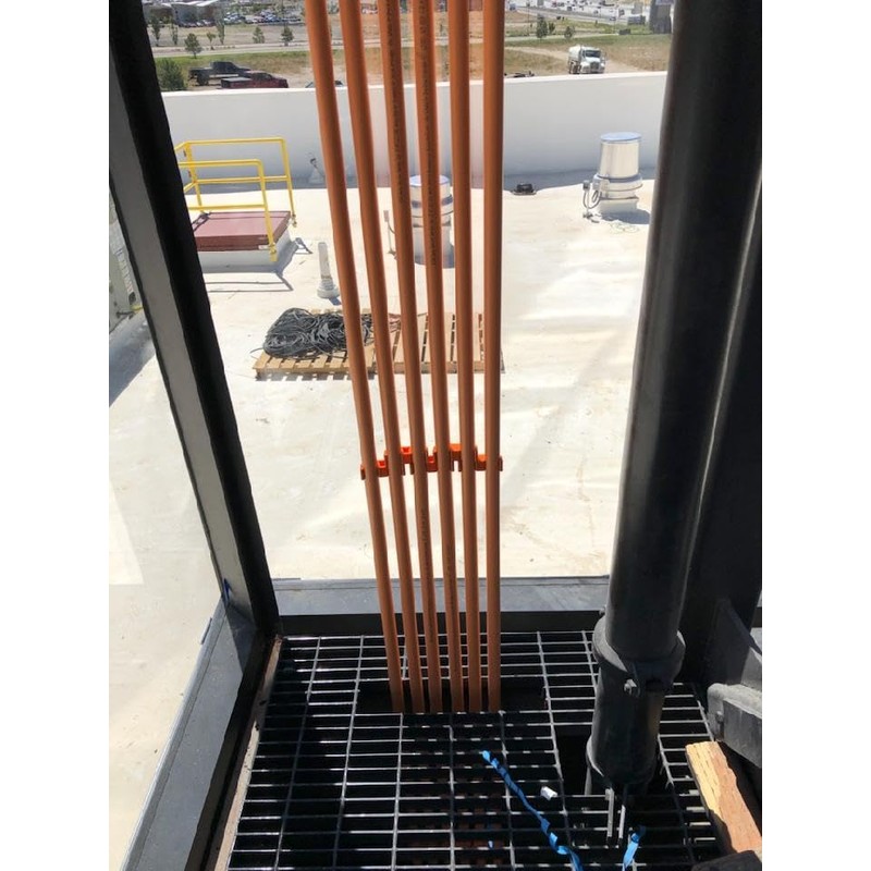 Rack-A-Tiers Slammers Rigid/PVC Conduit Spacer with Support Hole - 50