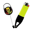 Premium Lighter Leash Retractable Lighter Holder -Skull Series - Standard