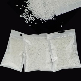 22000 pcs White Resin Rhinestones for Crafts, 5mm 4mm 3mm Bulk Non-Hotfix Pure White Gems Stones Diamonds SS20 SS16 SS10 for DIY Crafts, Nail Art, Tumblers, Mugs Decor