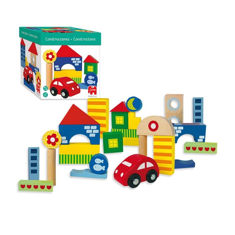 Goula Wooden Construction Pack (26 Pieces)