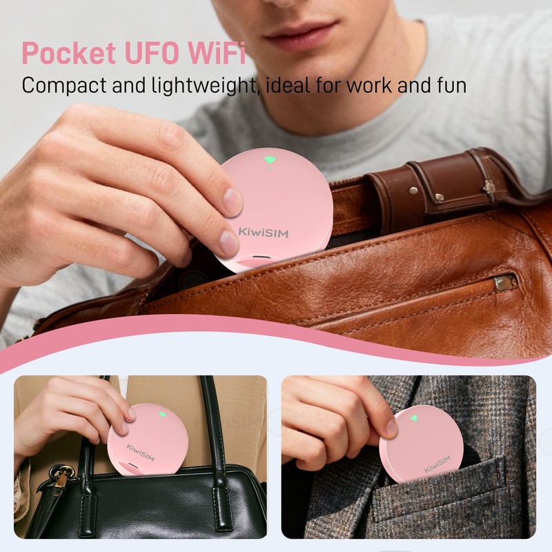 KiwiSIM WiFi 6 Mobile Hotspot - 24GB 30-Day US Data