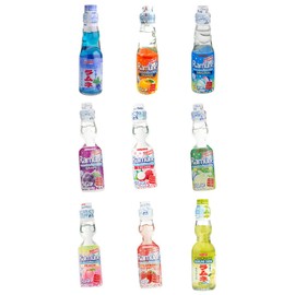 Ramune Japanese Marble Soda Choose your flavor (9 Flavor Sampler)