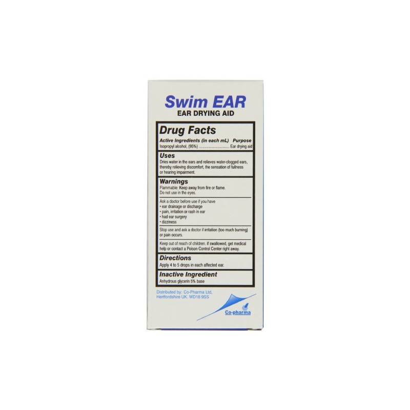 Swim-Ear Ear-Water Drying Aid, 1 fl oz (29.57 ml