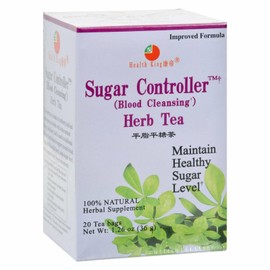 Health King Sugar Controller Blood Cleansing Herb Tea Supplement 20 ct Tea Bags