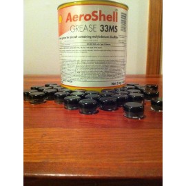 AeroShell 33ms Barrel & Nut Lithium Moly Synthetic Grease-Mil Spec (Select Qty) - AeroShell 33ms, 20 ml (4 x 5ml jar)