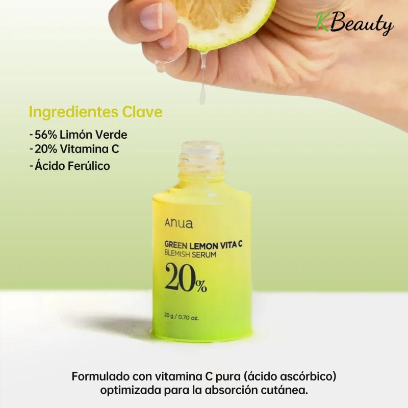 Anua Srum Antimanchas Vitamina C 20 Limn Verde