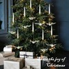JOIONE Christmas Tree Candles with Remote Timer, 6 Pack Flameless