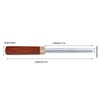 Guitar Fret Crowning File Chrome Plated Solid Wood Handle Fret