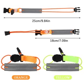 RoxNvm Cycling Trouser Clips, 4 PCS Bicycle Clips for Women High Elastic, High Vis Adjustable bike Cycle Clips Trouser with Hook, Reflective Strips for Women Men Walking Night Cycling Hiking Sports