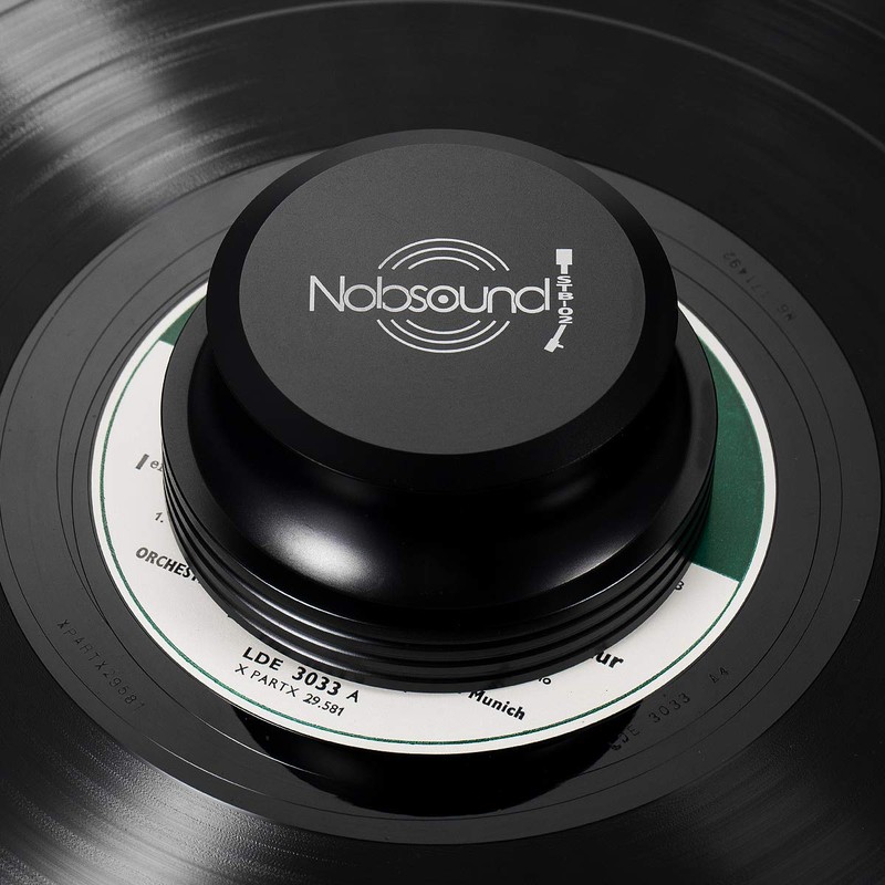 Nobsound LP Vinyl Turntable Disc Stabilizer Record Weight Metal Matte