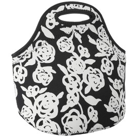 Built NY Gourmet to Go Neoprene Lunch Tote, Garden Rose Black & White by Built NY