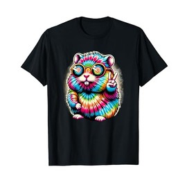 Peace Sign Tie Dye Hamster T-Shirt