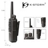 KS K-STORM Rechargeable Walkie Talkies Extra Long Standby Two-Way Radios