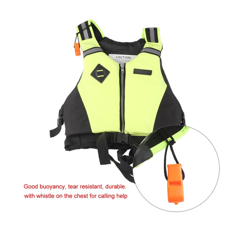 Kayaking Swimming Adult Safety Buoyancy Jacket Life Vest Reflective Strap