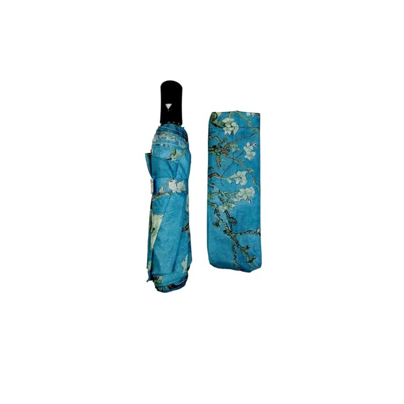 Teleskop Regenschirm - Mandelbaum, blau