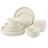 Gibson Home Dempsey Road 12-Piece Stoneware Dinnerware Set – Service