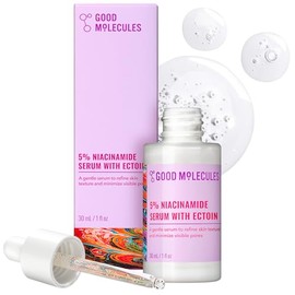 Good Molecules Suero de Niacinamida al 5% con Ectoína - Suero Ultra Hidratante para Dirigirse a Poros Dilatados y Acné - Hidratante, Minimizador de Poros para el Rostro - Cuidado de la Piel