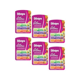 Blistex Fruit Smoothies Lip Moisturizers 3 Sticks 0.10 oz each Pack of 6