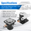 GMAPATS Hot Rod 12v SW3 B-6A-11450A Starter Solenoid Relay Replacement