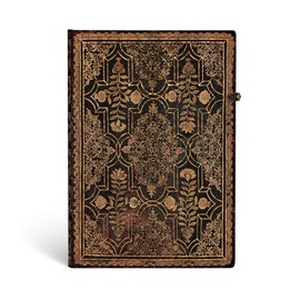 Mahogany Journal: Unlined Grande (Fall Filigree)
