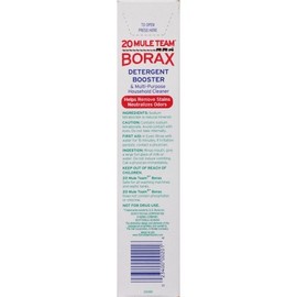 Twenty Mule Team Borax Detergent Booster & Multi-Purpose Household Cleaner 65 oz. Box (4 Pack)