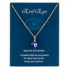 ALRNBY Gold Evil Eye Necklace for Women Protection Pendant Nazar